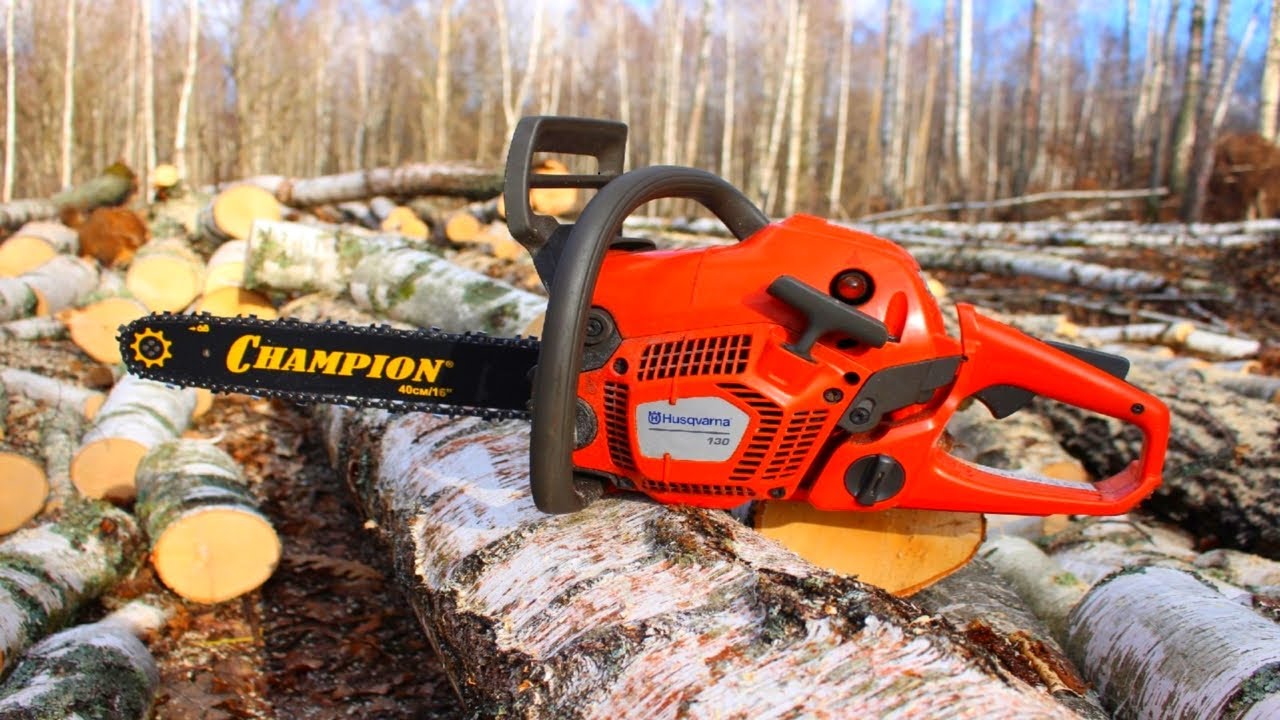 Husqvarna 130 на валке берёзы и ольхи смотреть онлайн