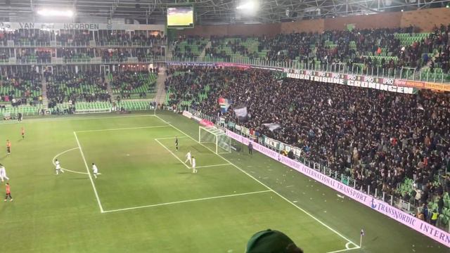 de groene hel ontploft na de 4-3 van Romano Postema fc Groningen NEC смотреть онлайн