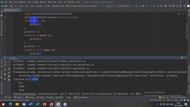 9. ciclo for kotlin смотреть онлайн