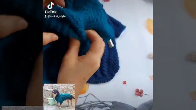 вязаная одежда для собак ) ручная работа смотреть онлайн