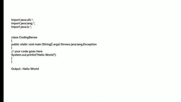 Getting Started with Hello World in Java#Detailed_Explanation
