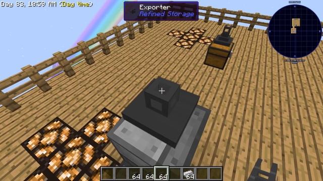 Minecraft - Sky Factory - How to Use an Importer and Exporter with Refined Storage смотреть онлайн