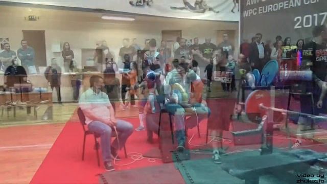 Мария Пустовит, жим лежа, 110, 115, EC WPC 2017 смотреть онлайн