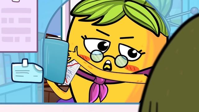 Hilarious Checkup at Vegetable Hospital | Animated Shorts | Avocado Couple смотреть онлайн