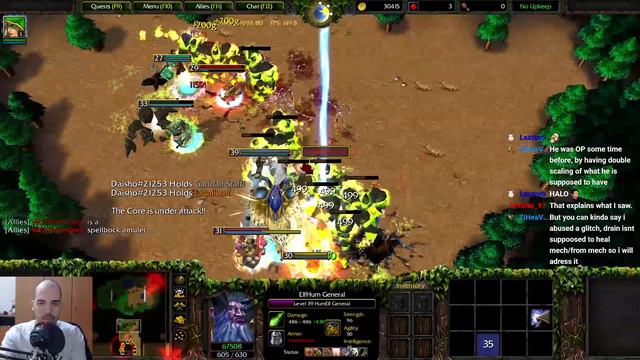 Warcraft 3 REFORGED | Custom Hero Battle | Archimonde With Lightsaber