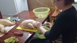 Предпродажная подготовка утки.Утка СТ-5 ,вес в три месяца#буднивдеревне #семьявселе