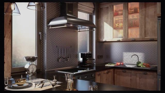 Дизайн интерьера в стиле Шале "Лесной простор" смотреть онлайн