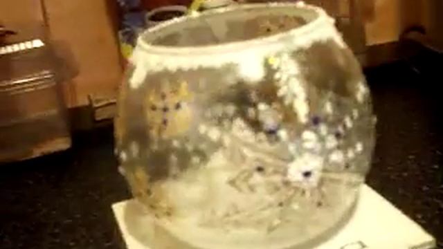 Новогодний подсвечник (роспись по стеклу) смотреть онлайн