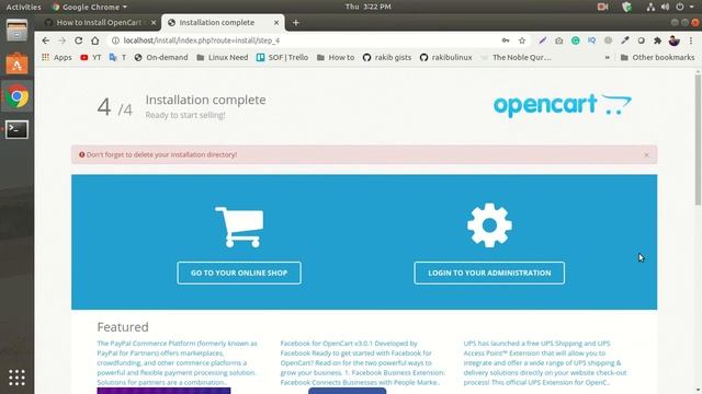 I will do install and Configure #OpenCart on Any Linux Server смотреть онлайн