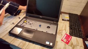 Разборка ноутбука DELL INSPIRON