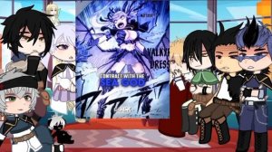 ||Реакция чёрного клевера на тт/Black Clover's reaction to tt||?☘{Gacha nox}