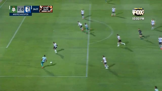 Gol de A. Preciado | Santos 2 - 0 Querétaro | Liga BBVA MX - Guard1anes 2021 - Reclasificación смотреть онлайн