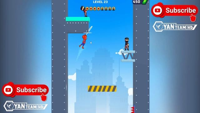 Web Master: Stickman Superhero - Gameplay Walkthrough Part 2 Shoot Cobwebs (Android,iOS) смотреть онлайн