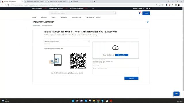 ⚠️ Ireland Interest Tax Form 8-3-6 by #interactivebrokers ⚠️ смотреть онлайн