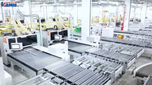 Основные рабочие узлы автоматизированной сверлильно-присадочной ячейки Excitech Drilling Cell 2 в 1