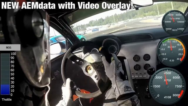 AEMdata - Video Overlay Demo(Full) for AQ-1 Data Logger, Infinity, Series 2 & EMS-4 смотреть онлайн