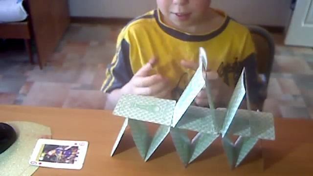 как сделать карточный домик 4 этажа смотреть онлайн