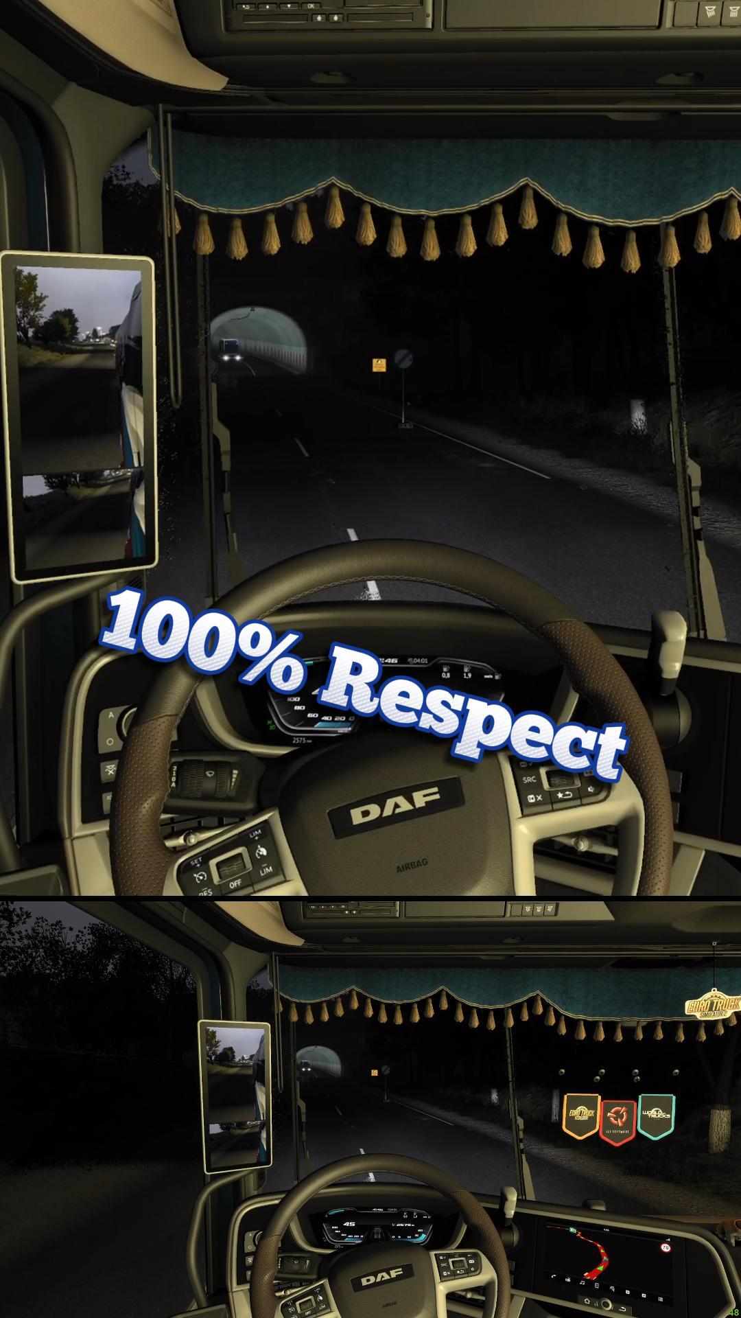 Респект ночной бригаде в ETS2 смотреть онлайн