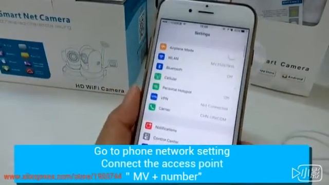 V380 HD WiFi CCTV IP Camera Setup on iPhone смотреть онлайн