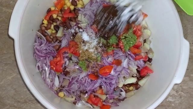Chana and Lobia Chaat recipe - Spicy chana chaat recipe- signature recipe of chana chaat смотреть онлайн