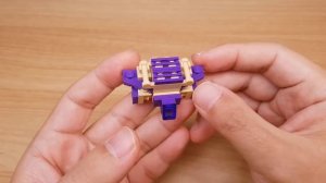 LEGO brick robot transformers tutorial - Triple Changer mech - Wingtank (similar to Blitzwing)