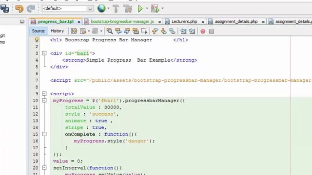 Bootstrap Progress Bar Manager plugin смотреть онлайн