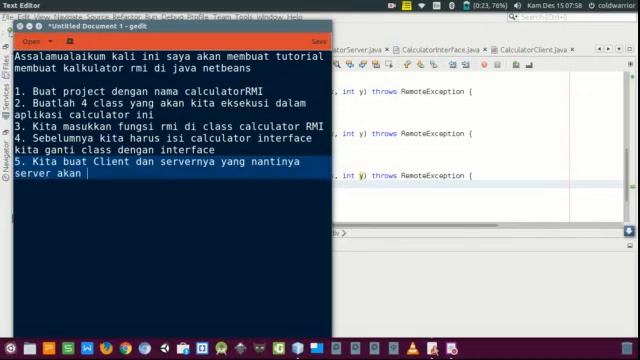 Membuat Calculator dengan Java RMI Tutorial смотреть онлайн