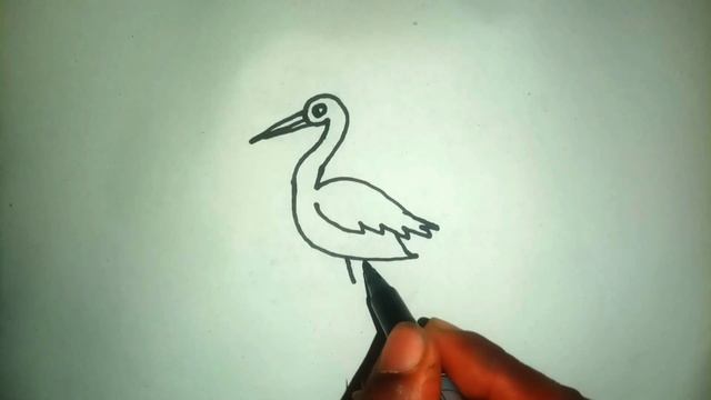 How to draw crane drawing easy step by step_Kids Drawing Talent l Artist Zahidul смотреть онлайн