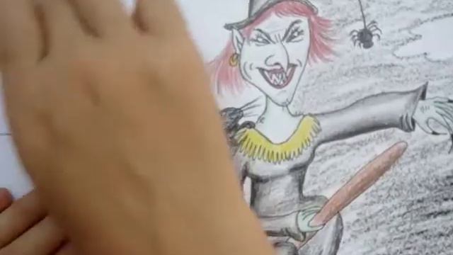 How to Draw Evil Witch Part4 смотреть онлайн