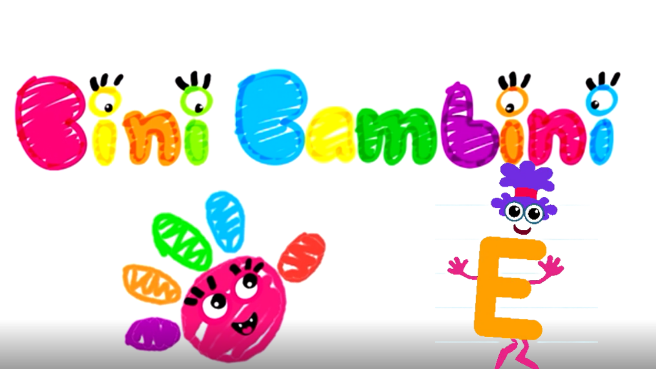 Учим буквы и слоги с игрой BiniBambini. Буква "Е" смотреть онлайн