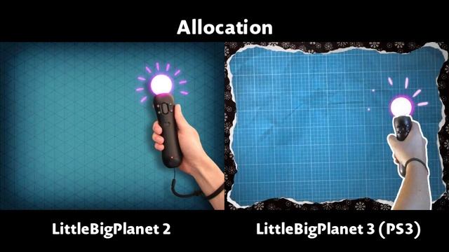 PlayStation Move Tutorial Comparison - LittleBigPlanet 2 Vs LittleBigPlanet 3