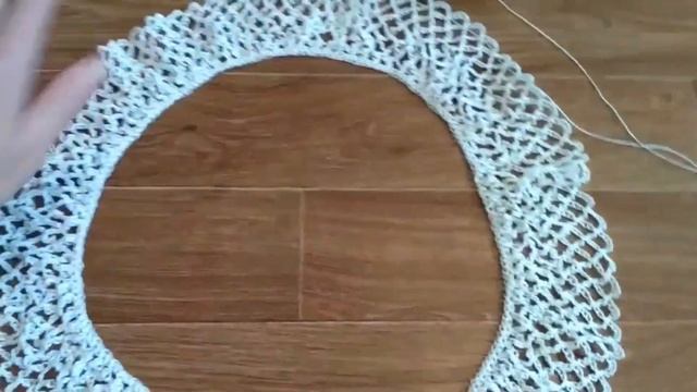 Пляжное платье крючком. Вязание круглого реглана. Вязание кокетки. Сетка крючком. смотреть онлайн