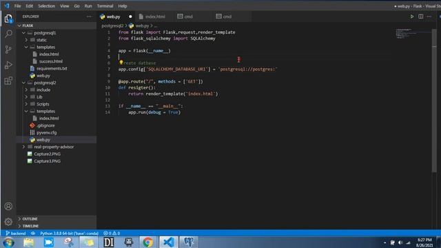 Python_44 PostgreSQL Flask Python