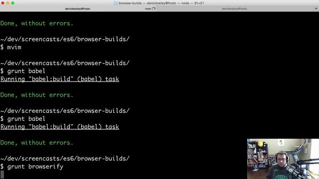 Building ES6 Browser Apps w/ Grunt and Babel смотреть онлайн