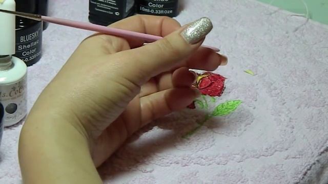 Дизайн ногтей "Эффект мрамора". смотреть онлайн