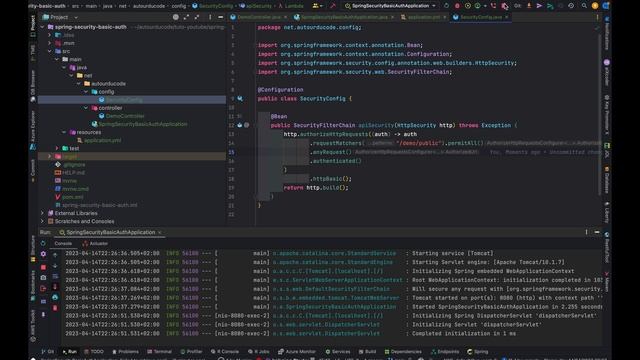 Sécuriser une application Spring Boot 3 avec Spring Security 6 | Authentification et Autorisations смотреть онлайн