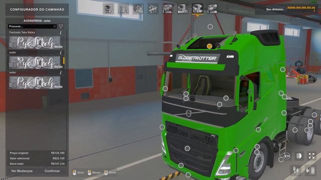 NOVO VOLVO FH MODELO BRASILEIRO SERA QUE TEM FORÇA? - ETS 2 COM MODS смотреть онлайн