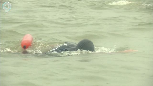 Один за всех, и все за одного! Сотни новосибирцев переплыли Обь под проливным дождём смотреть онлайн