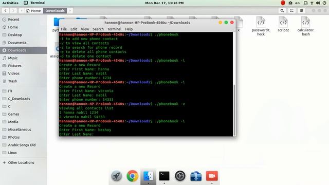 Phonebook using bash script in ubuntu смотреть онлайн