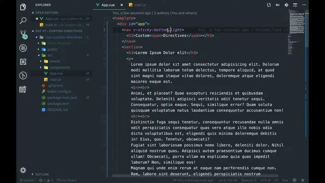 CUSTOM DIRECTIVES, Advanced Vue - Day 41 - #100DaysOfCode смотреть онлайн