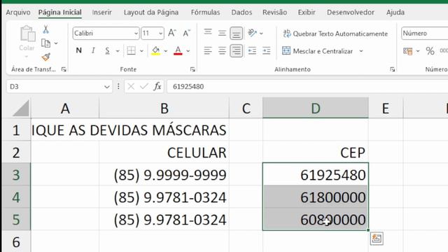 MÁSCARA PARA NÚMEROS NO EXCEL смотреть онлайн