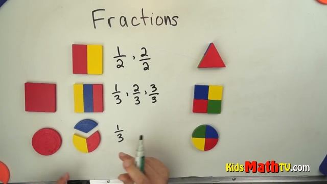 Understanding the Basics of Fractions Video Using Shapes, Kindergarten, 1st and 2nd grades смотреть онлайн
