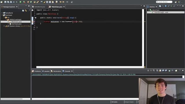 Programming for Beginners in Java - 9 - User Input смотреть онлайн