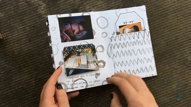 СКРАПБУКИНГ: мини-альбом ИСТОРИЯ ОДНОГО ДНЯ смотреть онлайн