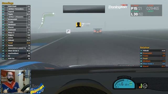AOR GT3 Elite: Race 08 at Donington - SimRacers in the Mist (PC/Project CARS) смотреть онлайн