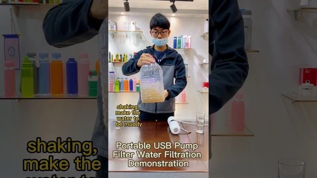 USB bottle water pump+filter смотреть онлайн
