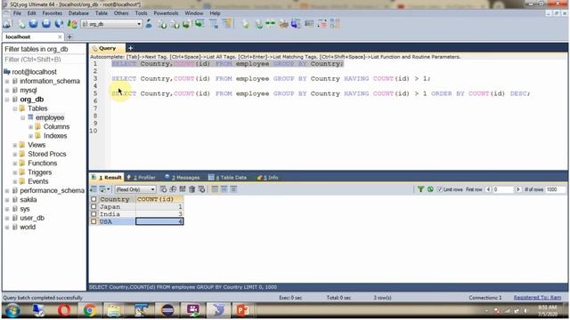 How to use the SQL HAVING Clause? | SQL Tutorial For Beginners | Learn SQL смотреть онлайн
