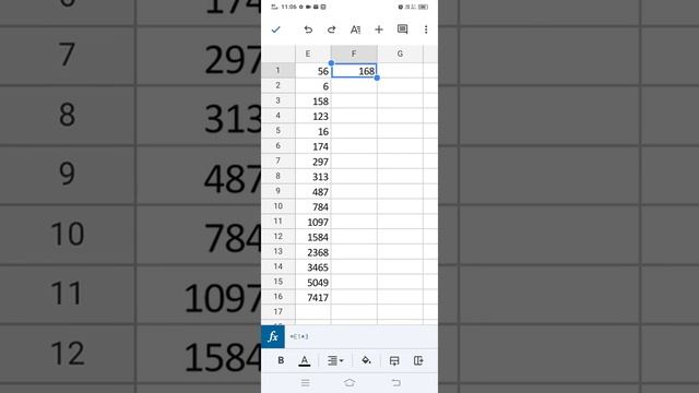 Мобильный Excel занесение копии формулы в столбец смотреть онлайн