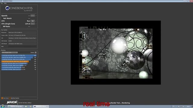 Cinebench R15 - Dual Xeon E5 2630 v3 (32 threads), 128GB RAM смотреть онлайн