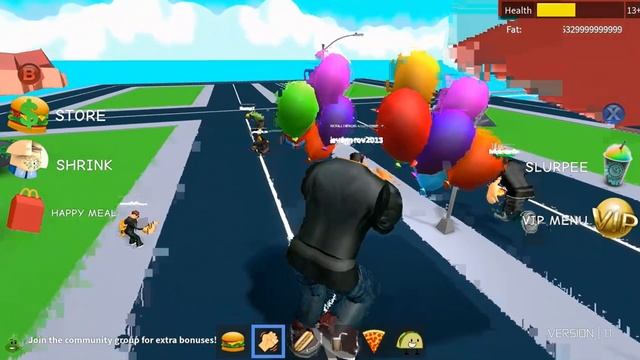 Симулятор Толстяка 2 с Супер Левой и Папой в Roblox смотреть онлайн